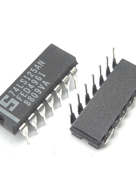 直插 SN74LS125N HD74LS125P 74LS125 DIP-14 四总线缓冲门 质量