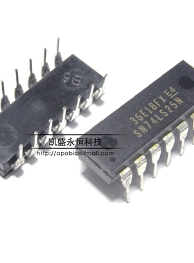 直插式 SN74LS25N 74LS25 DIP-14  HD74LS25P 解码器多路解复用器