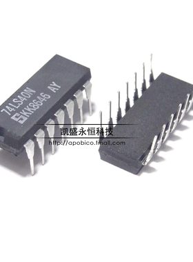 直插 74LS40 SN74LS40N HD74LS40P DIP-14 双路4输入正与非缓冲区