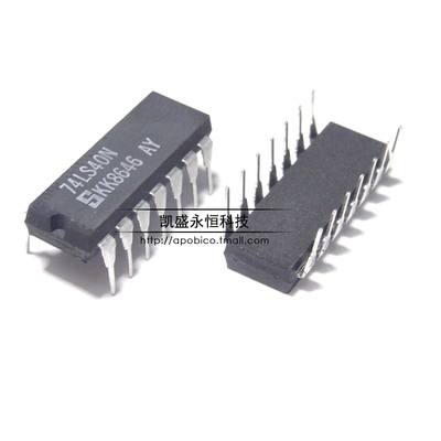 直插 74LS40 SN74LS40N HD74LS40P DIP-14 双路4输入正与非缓冲区