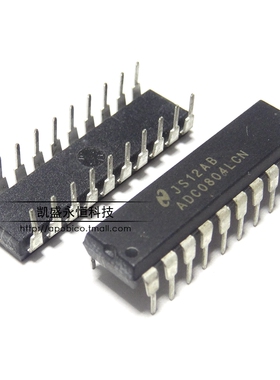 直插 ADC0804 ADC0804LCN DIP20 8位CMOS逐次比较型A/D转换器