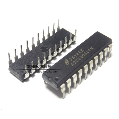 直插 ADC0804 ADC0804LCN DIP20 8位CMOS逐次比较型A/D转换器
