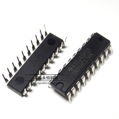 直插 SN74HC574N 74HC574 HD DM DIP-20 D型触发器 芯片 全新原装