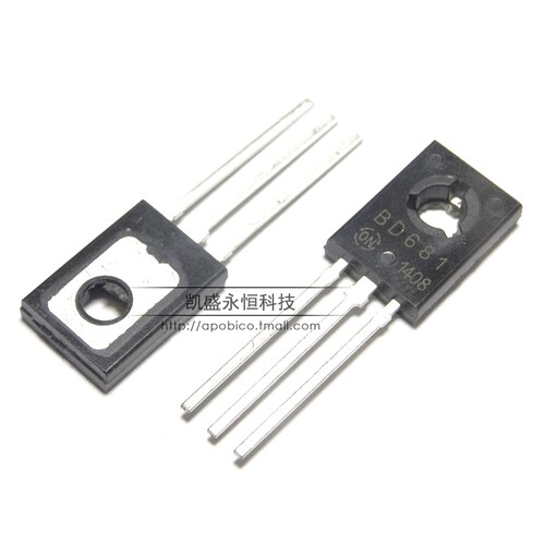直插三极管 BD681 4A/100V TO-126 NPN达林顿晶体管  全新原装