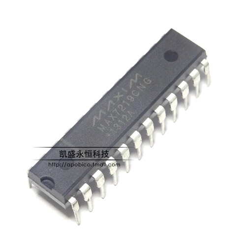 直插 MAX7219CNG ENG DIP-24 MAX7219 串行I/O共阴极LED驱动器