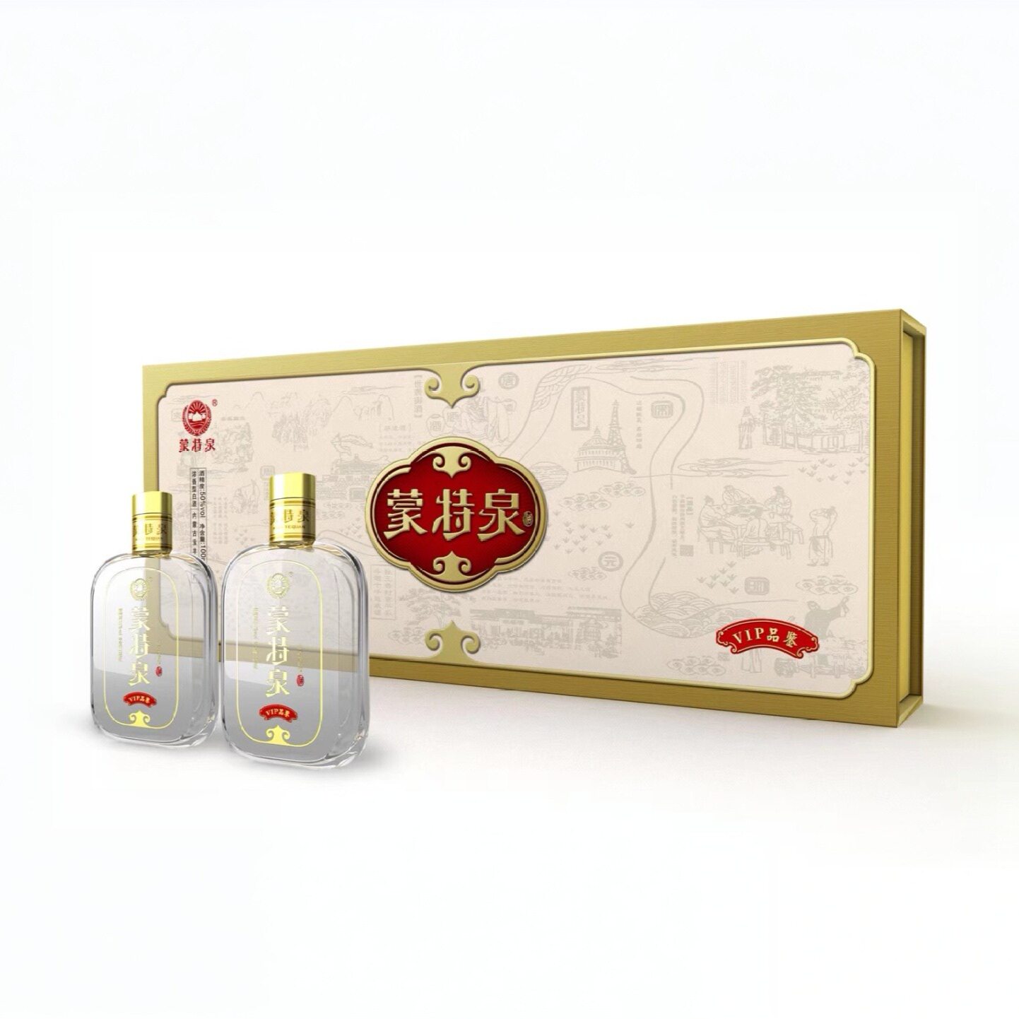 蒙特泉VIP品鉴酒浓香型纯粮食白酒/调香白酒