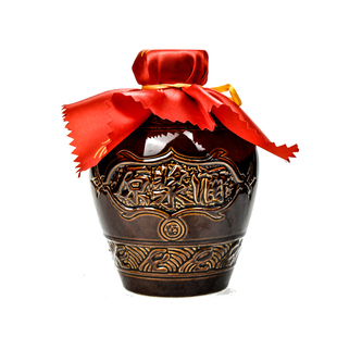 蒙特泉原浆坛浓香型纯粮食高度白酒52度1000ML*4瓶/箱