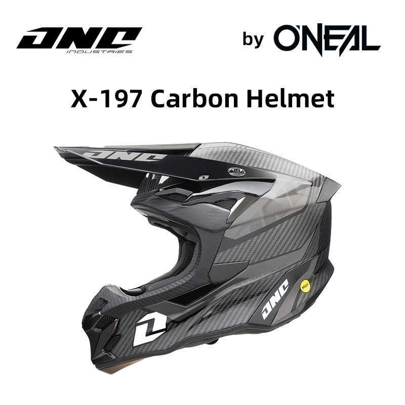 ONE摩托车越野头盔碳纤维男女全盔四季通用拉力盔山地速降3C 2025