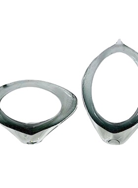 欧式家居样板房间客厅电视柜镂空异形琉璃芦荟摆件装饰品