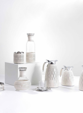 家居现代轻奢食品级不锈钢保温壶冷水壶实用家居摆件