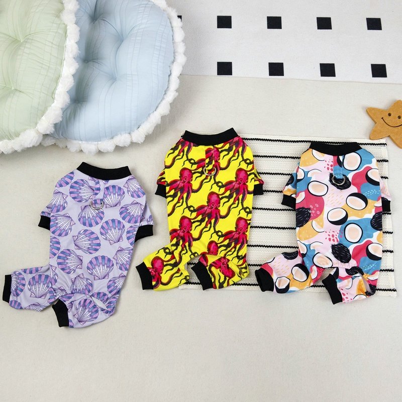 宠物用品狗衣服猫小型犬衣服舒适弹性25鱿鱼四腿居家服,宠物/宠物食品及用品,狗宠物服装/雨衣,淘宝优惠券,粉丝福利购,淘宝优惠卷