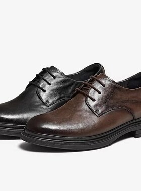 TATA/他她2026春商场同款纯色舒适百搭皮鞋男新款QHS01AM6