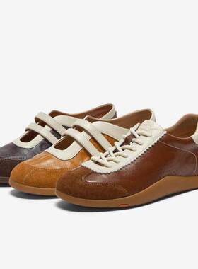 专柜拔佳2026春款女鞋芭蕾舞牛羊皮软底休闲玛丽珍鞋ALI70AA6