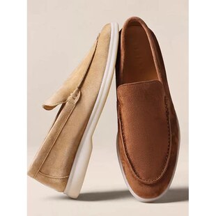 百丽一脚蹬商务乐福鞋男2026新春商场款羊皮革时尚懒人鞋H9001AM6