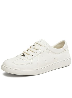 百思图2025春季新款商场同款简约运动小白鞋平跟男休闲鞋L700DAM5