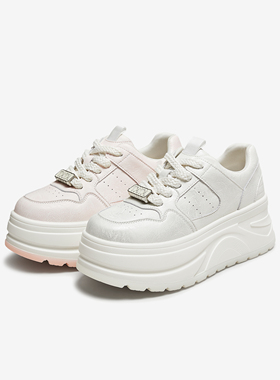 TATA他她女鞋2025秋商场同款时尚百搭休闲鞋板鞋新款厚底CP202CM5