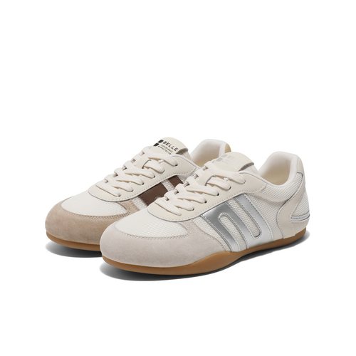 百丽女鞋子跑道透气网面阿甘德训鞋女夏季新款复古休闲鞋B2475BM5