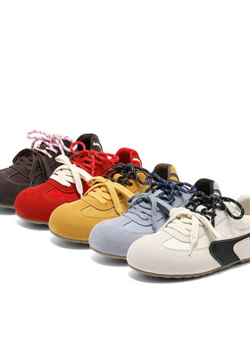 森达百搭德训鞋女2025新款秋户外运动复古内休闲鞋ZTH75CM5