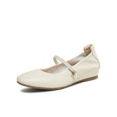 气质玛丽珍鞋 女鞋 浅口粗跟单鞋 TATA他她法式 晚晚鞋 2025春WZL05AQ5