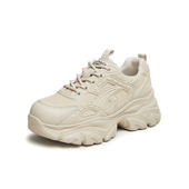 天美意2024秋新款 网面透气厚底增高运动休闲女老爹鞋 BI231CM4