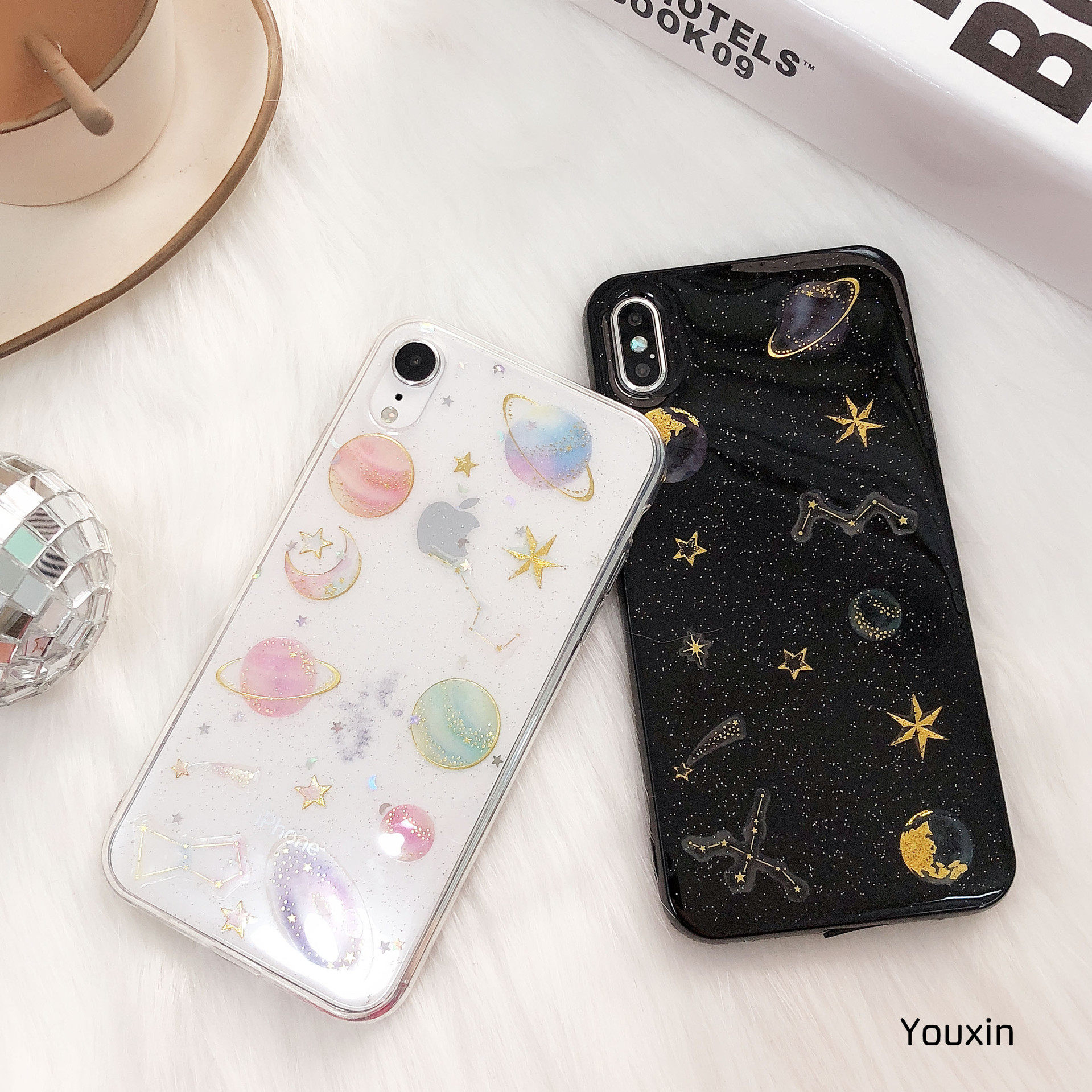 网红星空6s苹果x手机壳XS Max/XR/iPhoneX/8plus/7p女款iphone6套在类目 3C数码配件, 手机配件, 手机保护套/壳中 - 来自Buy2taobao.com提供专业的淘宝代购服务