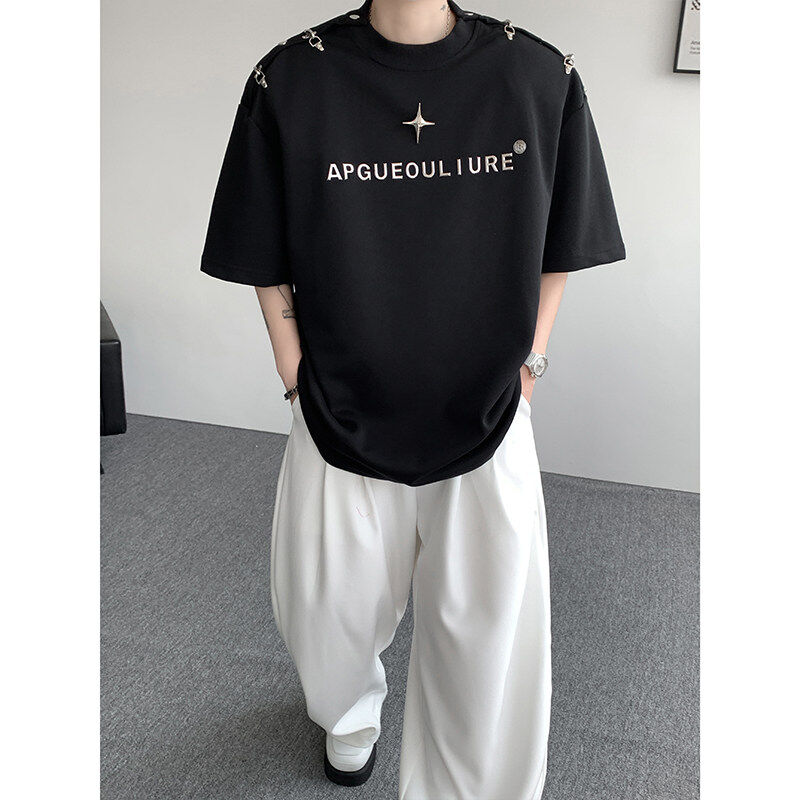 【五折专区】飞机扣解构短袖t恤