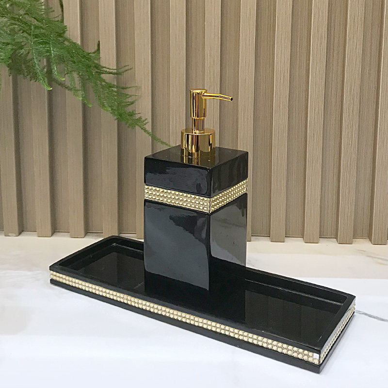 北欧时尚分装乳液瓶酒店家用洗手液分装瓶浴室桌面置物筒梳子筒