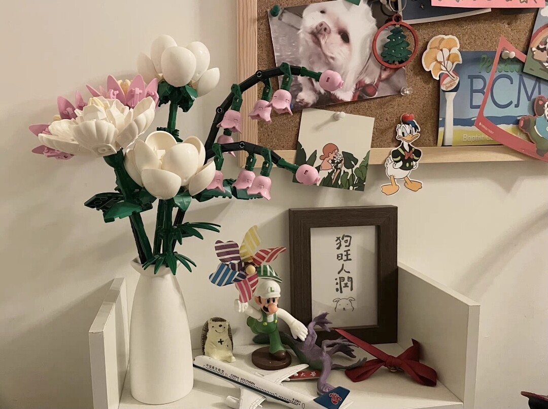 送礼物高颜值哲高积木花玫瑰花束永生花向日葵益智diy拼装玩具怎么样,好用不?