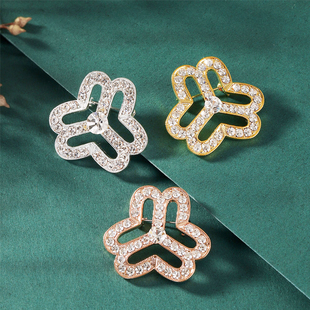 妇联标志胸针水钻胸花妇女联合会胸章徽章定做别针扣配饰品工厂店