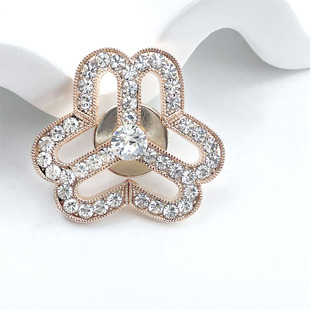 高品质妇联胸针磁扣徽章女别针节日礼物开会定做丝巾扣工厂店定制