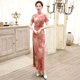 少女复古中国风高雅 气质性感包臀年轻款 旗袍改良版 连衣裙2026长款