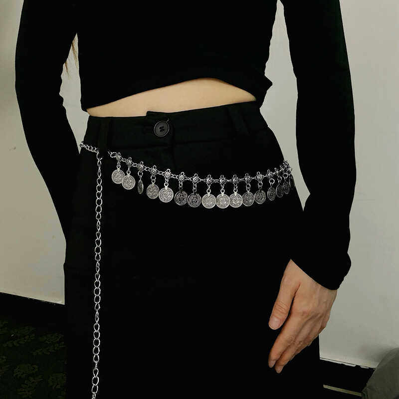金属腰链女小众链条2025新款民族风配饰裤链连衣裙流苏腰带高级感