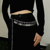 金属腰链女小众链条2025新款 链连衣裙流苏腰带高级感 民族风配饰裤