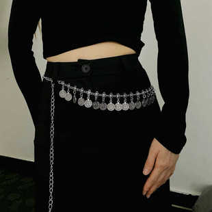 金属腰链女小众链条2025新款 链连衣裙流苏腰带高级感 民族风配饰裤