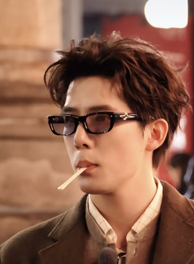 王安宇同款墨镜男款潮高级感方圆脸显瘦秋冬防紫外线护目太阳镜女