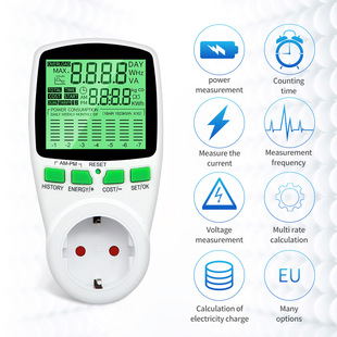Backlit Watt Meter, Energy Meter, Power Meter瓦特计电能表