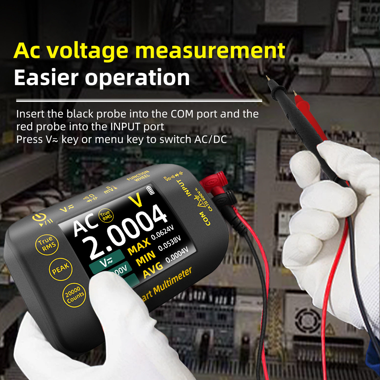 High precision digital multimeter multimeter高精度数字万用表