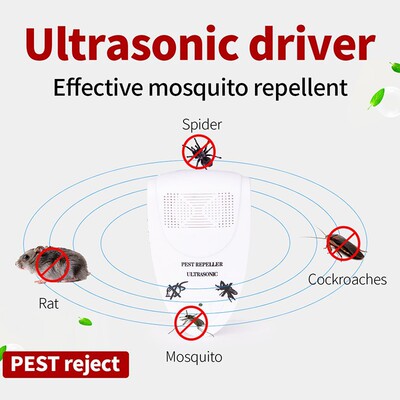 Ultrasonic insect repellent, mosquito and rodent repellent