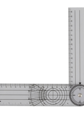 Multi-Ruler 360 Degree Goniometer Angle Spinal