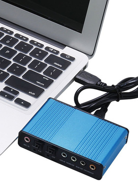 External Optical USB 6 Audio Sound Card S/PDIF Adapter