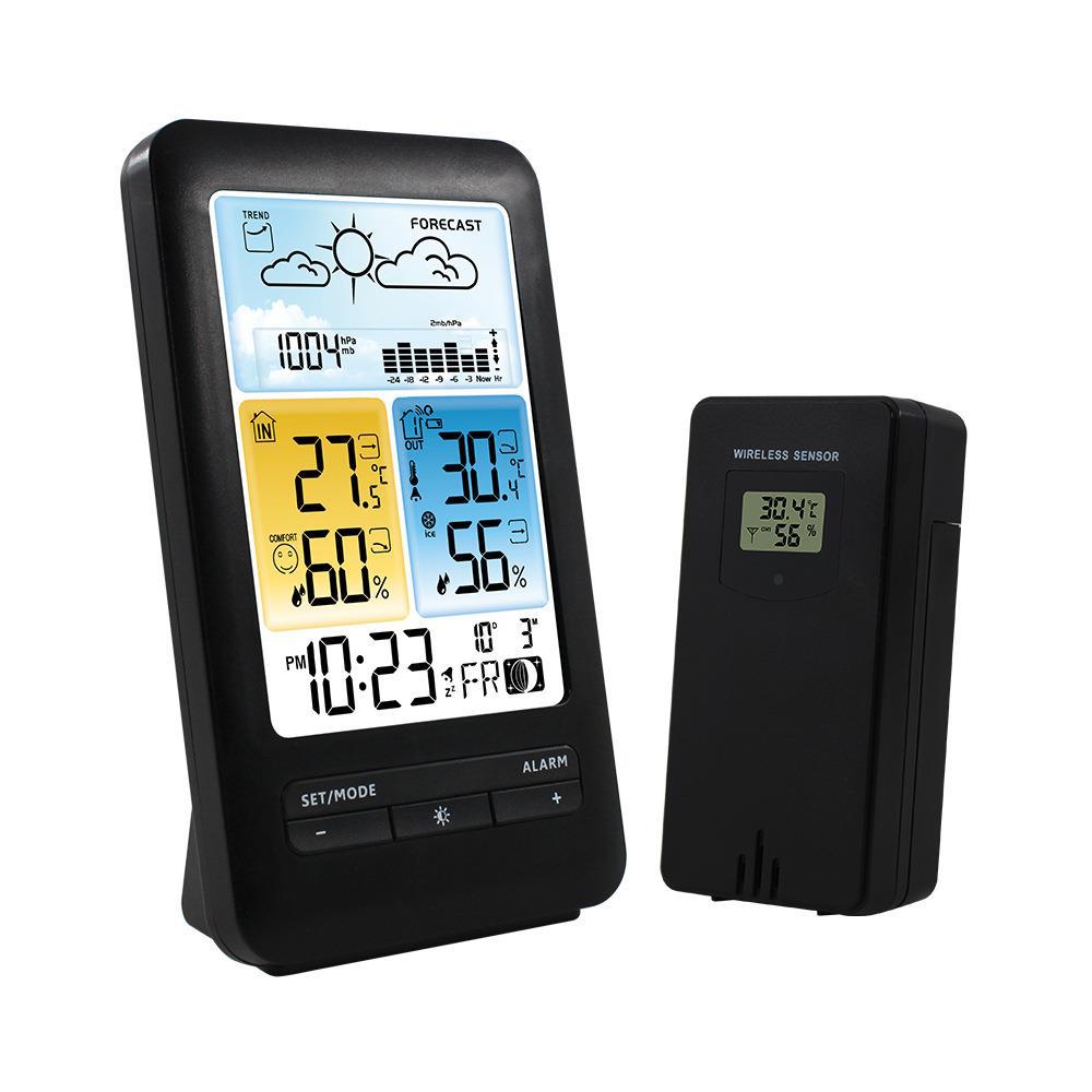 Temperature and humidity meter meteorological station气象钟