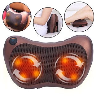 Massage Pillow Shiatsu Electric-Neck-Massager Heat Home/car-