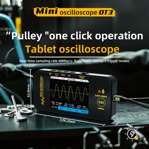 OT3 oscilloscope handheld tablet color screen 10MHz示波表