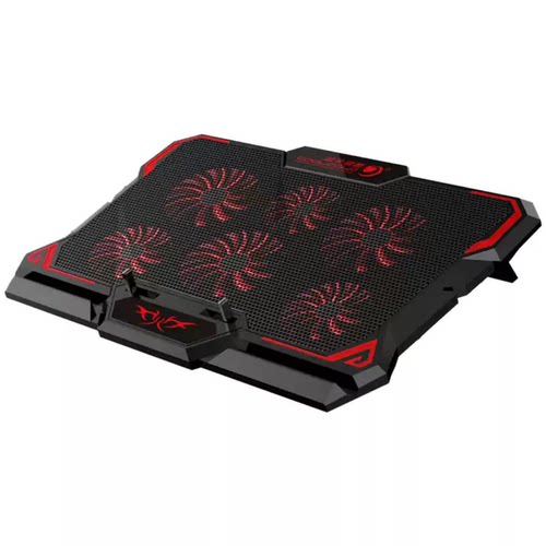 Gaming Laptop Cooler 6Fan Led Usb Notebook Cooling Pad散热器
