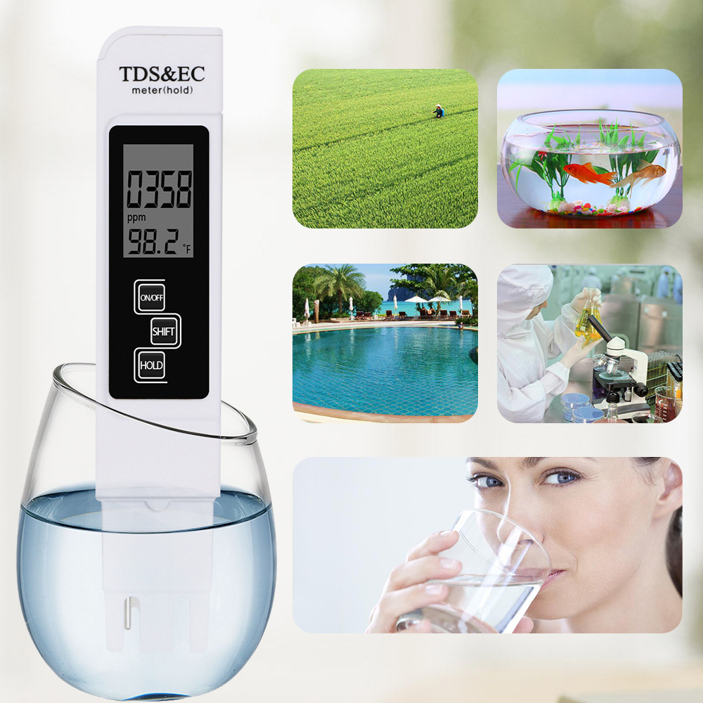 3-in-1 TDS pen water quality testing pen EC meter水质检测笔