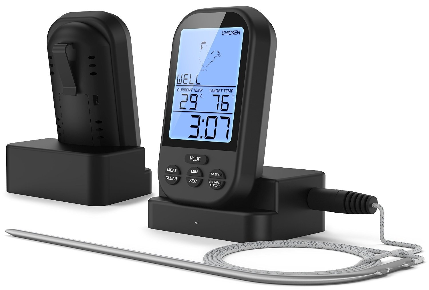 wireless barbecue thermometer 无线烧烤温度计