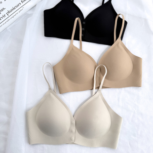 古妃1252前扣无痕薄款 文胸粉底液美背收副乳聚拢提拉美背舒适内衣