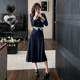 短外套百褶长裙女 穿搭一整套高级感假两件西装 学院风套装 裙秋冬季