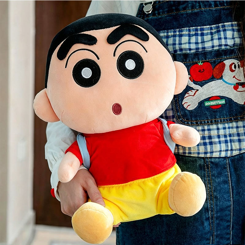 可爱背包蜡笔小新玩偶变身小新毛绒玩具女孩软乎乎布娃娃生日礼物