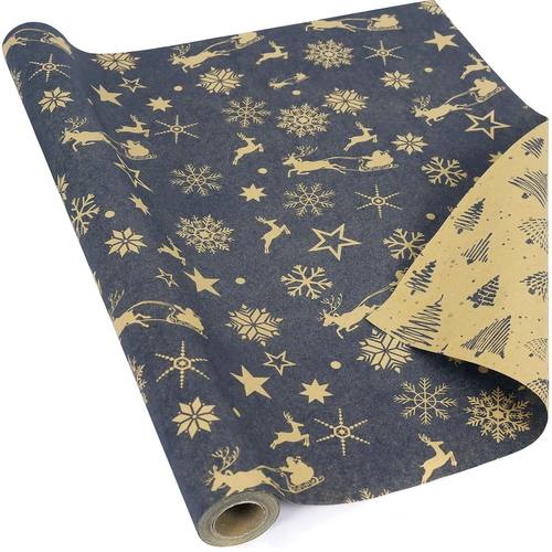 1 Roll Christmas Wrapping Paper, Christmas Wrapping Paper Ro
